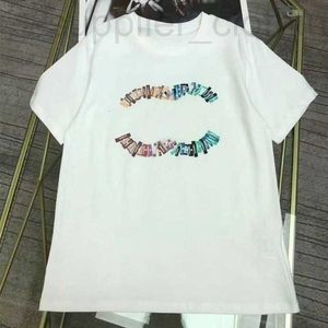 Kvinnors t-shirtdesigner högkvalitativ design Cotton Cotton Casual Fashion Kort ärm T-shirt för kvinnor YK2K