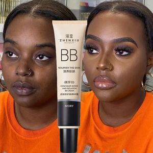 Fundação líquida à prova d'água Creme BB Face Face Dark Circles S Acne Cover Cosmetics Centro de Base Full Base Makeup 240425