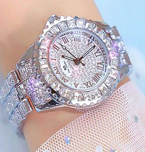 Orologi da polso RELJES 2021 Orologi da donna Designer di lusso Brand Sterling Silver Bling Diamonds Ladies Dress Dress Quartz per Women6815106