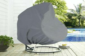 Hem UV -skydd Swing Chair Cover Outdoor Garden Terrass Dammtät solskyddsmedel Möbler Trädgårdsstol Damm Cover9461049