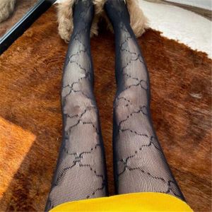 Women Girl Tights Full Letter Jacquard Lady Long Leggings Födelsedagspresent för flickor Elastisk Silk Stocking Night Club Personlighet 285b