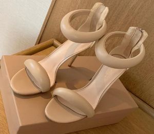 Designer Heel Bijoux Leather Sandals in pelle Gianvitos Rossi Ankle and Toe Cinghie Cambino Stiletto Heel1823132