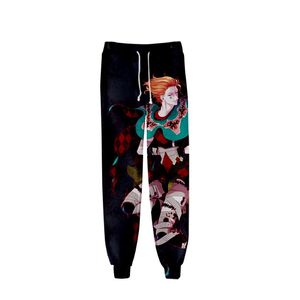 Anime Hunter x Hunter 3D Pontas de moletom de moletom de moda folgada Harajuku Calças de corrida Hisoka Pontas de rua Menino Mulheres Mulheres 251c