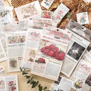 50pcs/lot memo padsマテリアルペーパーモリッツの読書室ジャンクジャーナルスクラップブッキングカードレトロな背景装飾