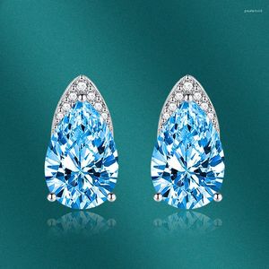 Stud Earrings AIYANISHI 925 Sterling Silver For Women Wedding Pear Jewelry Christmas Gifts Lover Elegant