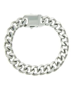 Herrenarmbänder Frauenverbindungsketten Gold Silber plattiert Diamant Edelstahl Miami Cuban Kette Men039s Armband Hüft Hop glatt 4050648