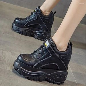 Bot ayak bileği kadınlar orijinal deri moda spor ayakkabı platformu kama yüksek topuklu oxfords tıknaz sürüngenler parti pompaları yuvarlak ayak parmağı