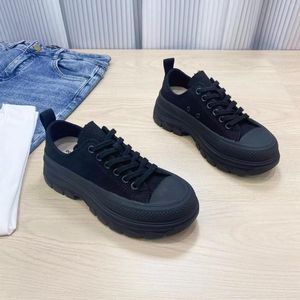 Casual Shoes Canvas for Women High-Top Breattable Platform Student Fashion Original Designer Skodon Zapatos Mujer Traf