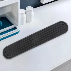 Table Mats Non-slip Drain Mat Flexible Silicone Sink Anti-slip Countertop Protection Pad For Kitchen Tableware Cushion Tray Dish