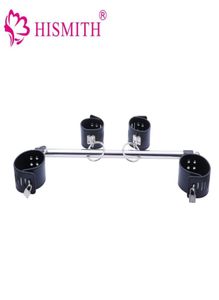 Adults Games Bondage Erotic Toys Handcuffs Ankle Cuffs Stainless Steel Spreader Bar Sex Slave Restraint Sex Toys For Couples9391931