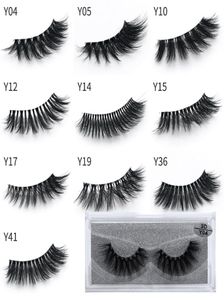 1Pairlot Mink Wimpern klare Bande Eye Wimpern kreuzte transparentes Band Falsche Wimpern handgefertigte dramatische Wimpern Upper Lash3288934