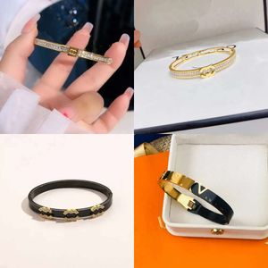Love Letter Black New Brand Charm Gold Plated Summer Travel Romantic Gift Bracelet High Quality Waterproof Jewelry