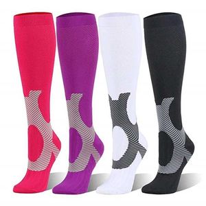 Socks Hosiery Compression Stockings Varicose Vein Stocking Running Cycling Socks Fit For Edema Diabeticpregnancyblood Circulation Y240504