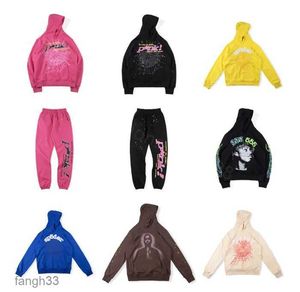 Felpe con cappuccio da maschi figlie ragno rosa giovane trapstar streetwear thug angel hoody uomini da donna consegna pullover