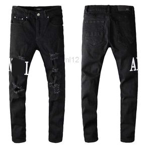 Men's Jeans Purple Jeans Men Jeans Designer Jeans Mens Skinny Jeans Luxury Designer Denim Pant Distressed Ripped Biker Black Blue Jean Slim Fit Motorcycle#129uivx