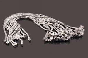 925 Silver 10pcslot Snake Chain Segurança GRANK