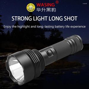 Flashlights Torches Wasing 10W Strong Light Ultra Bright Long Range LED Aluminum