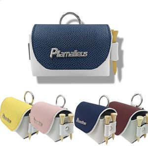 1pc mini -golfe bolsa de bola cintura armazenamento portátil de vários estilos com 2 tees suprimentos de acessórios 240425