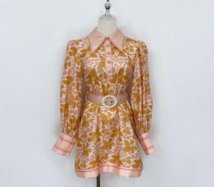 Casual Dresses Lian Fashion Tidig Autumn Lantern Sleeve Long Sleeve Mini Dress3957627