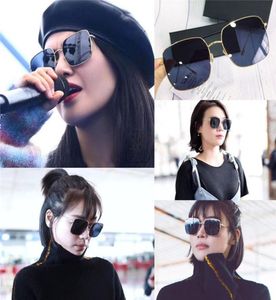 New fashion designer sunglasses STELLAR metal square frame simple popular style uv400 protection eyewear with case6784447