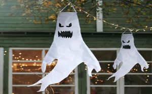 Party Decoration Halloween Specter Hanging Ornament Led Lights Outdoor Tree Props Ghost Festival Decor4899040