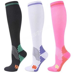 Calzini calzini da donna da donna a compressione calze kn calze a compressione ad alto contenuto di calze sportive da donna calze lunghe rilascia