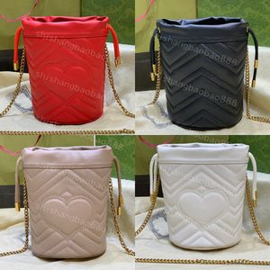 10a Hot Quality Designer Bags Mini Bucket 17 см. Подличная кожаная сумка для плеча леди кросс -сад