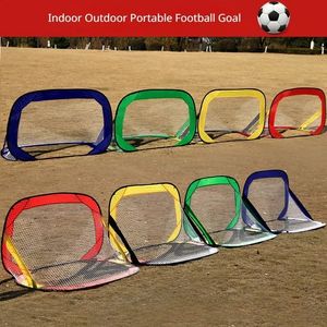 Fotbollsmål Portable Football Target Net för barn och vuxna som används för tillbehör inomhus och utomhus på lekplatsen 240428