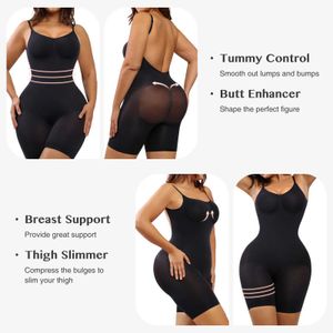 Shaper de barriga de cintura sem costura lombar diariamente Shapewear Fajas Colombianas Controle Abdominal Perda de Peso Nádegas Levantando Shorts de Roupa Malando Q240430