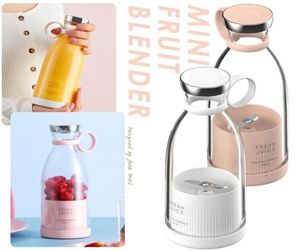 Portable Blender Personal Size Blender for Juice Shakes Smoothies Wireless Charging with Four Bdes Mini Blender Travel Bottle287n2076928