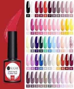 Ur Sugar 122 Color Gel Gel Solleo set di vernici UV SEMi permanente Immersi dal kit di nail art arrische di gel Manicures polacco1596507