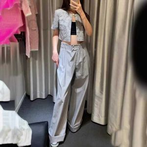 Женские штаны Capris Designer Brand 24 Spring New Product Camellia Casual для женщин SMRW