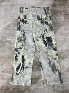Męskie spodnie AR 23 Spring Fall Camouflage Multi Pocket High Street Hip-Hop Casual Cargo