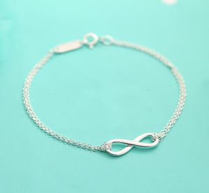 Braccialetti Charm 2019 Nuovo bracciale in argento sterling Sterling Female Infinity Eternal Bracciale Sterling Sterling Hand Gioielli AZ3716530