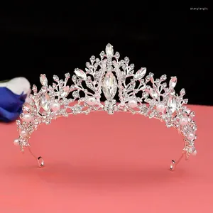 Clipes de cabelo leve Luxo Crown Moda de Cristal Liga de Cristal Diamantes de Big Aniversário Acessórios de Vestidos de Vestidos de Noiva de Festas