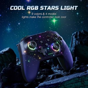 Switch Controller LED Star Wireless Pro for SwitchLiteOLED MultiPlatform Windows PC Android with 240418