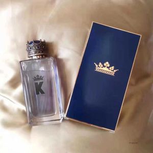 Marca de luxo king coroa parfum spray colônia k perfume 100ml homem encantador fragrância masculina fragrância eau de higinet