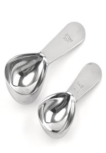 Coffee Powoope Scoop Spoon 15G053oz 10G035OZ Aço inoxidável Medição da cozinha Ferramentas de medição para café TEA2904984