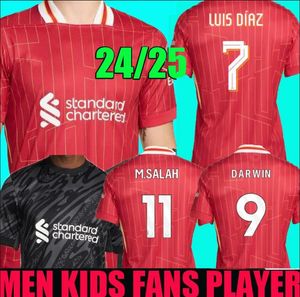 The Redsmohamed Salah Darwin Nunez 24 25 DOMOWE DALNE MĘŻCZYZN SOCCER JERSEY Dominik Szoboszlai Andy Robertson Alisson Becker Joe Joel Matip Curtis Jones Kit Kit