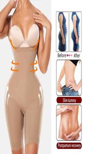 Midjetränare korsett Shapewear för kvinnor mage kontroll fajas colombianas body shaper öppen byst bodysuit bantning underkläder5409643