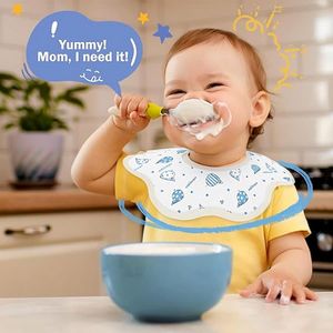 360°Rotate Baby for DroolingTeething 0-24months Disposable Baby Super Soft & Absorbent Baby Bibs For Boys And Girls