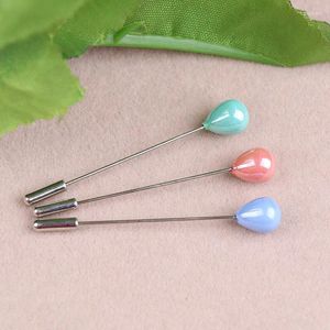 Brooches 12pcs Muslim Hijab Pins Pearls Pin Safety For Women Headscarf Clips Scarf Clothing Accessories Jewelry Fashion