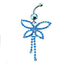 D0066 Bowknot Stone Belly Dear Button Ring0123456781233099