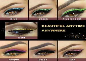 Eyebrow Tools Stencils 4Pairs Reusable Eyeliner And Eyelash Stickers False Eyelashes Sequin Eye Shadow7956769