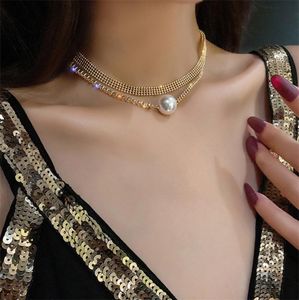 CHOKERS PENDANTI PERBLE CATENA PIACCHE DOPPIO DI PARTE DOPPIO PER BEGLIE SCONTA DI GIOVILI 10PCS1846315