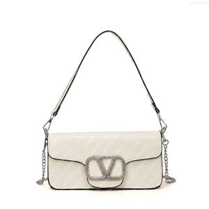 Luxury Designer Shoulder Bags Fashion Diamond V Letter Crossbody Bag Wallet Vintage Ladies Solid Color Pu Leather Handbag Design Dropshipping Y0x5