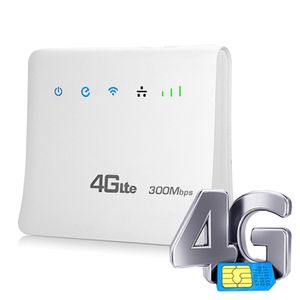 4G WiFi 라우터 3G 4G LTE CPE 모바일 핫스팟 라우터 LAN 포트 SIM 카드 휴대용 라우터 게이트웨이 303A