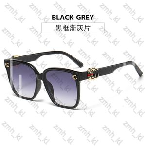 2024 Designer Cucci Sunglasses 2024 New G Family Large Frame Square Womens Trendy and High End Instagram Popular Plain Street Photo Showcase Face Small 938