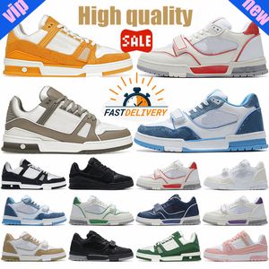 Designer Sneaker Casual For Men Running Trainer Bute Outdoor Bue Buty platformowe skórzane płaskie unisex wygodne luksus 36-45 BigSize unisex Classic 2024