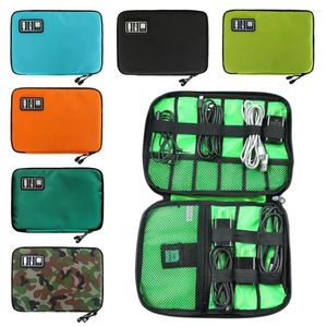 Storage Bags Gadget Cable Organizer Bag Travel Electronic Accessories Pouch Case USB Charger Power Bank Holder Digitals Kit